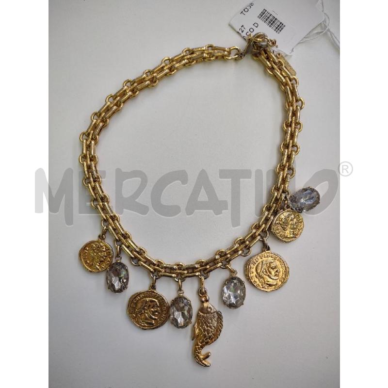 COLLANA ENNY MONACO DORATA CHARM  | Mercatino dell'Usato Settimo torinese 1
