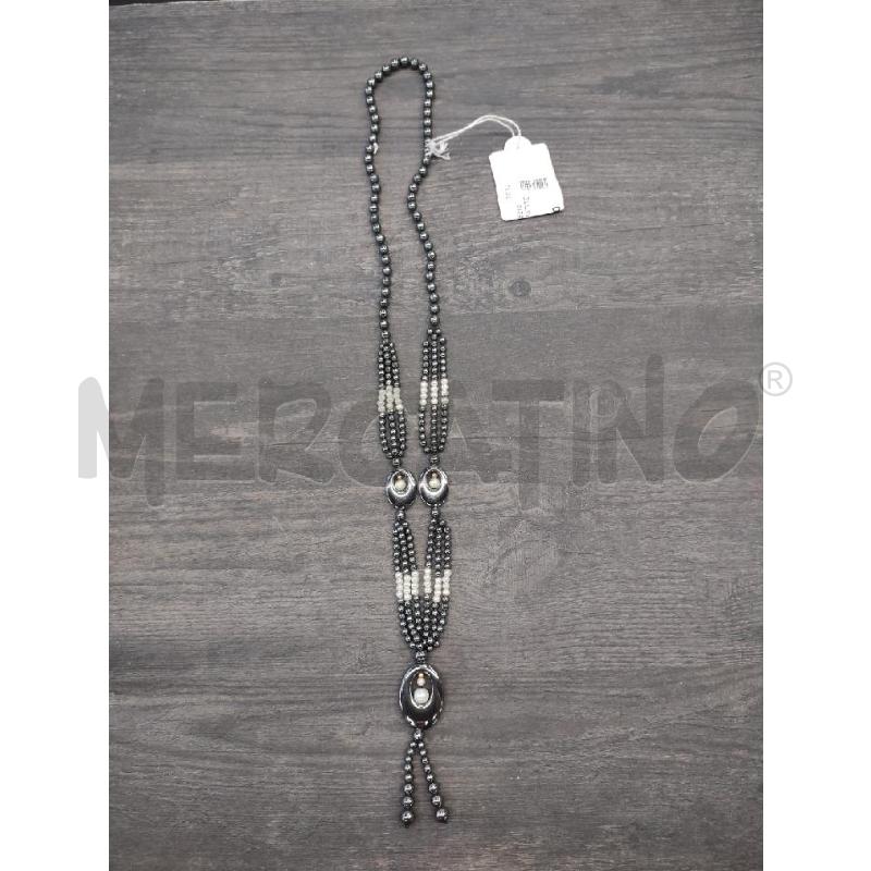 COLLANA LUNGA EMATITE PERLINE  | Mercatino dell'Usato Settimo torinese 1