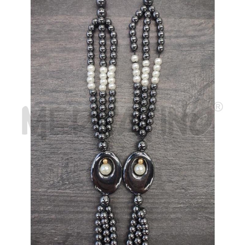 COLLANA LUNGA EMATITE PERLINE  | Mercatino dell'Usato Settimo torinese 3