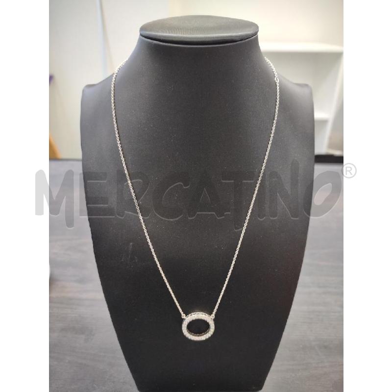 COLLANA PANDORA A CERCHIETTO ZIRCONCINI BIANCHI | Mercatino dell'Usato Settimo torinese 1