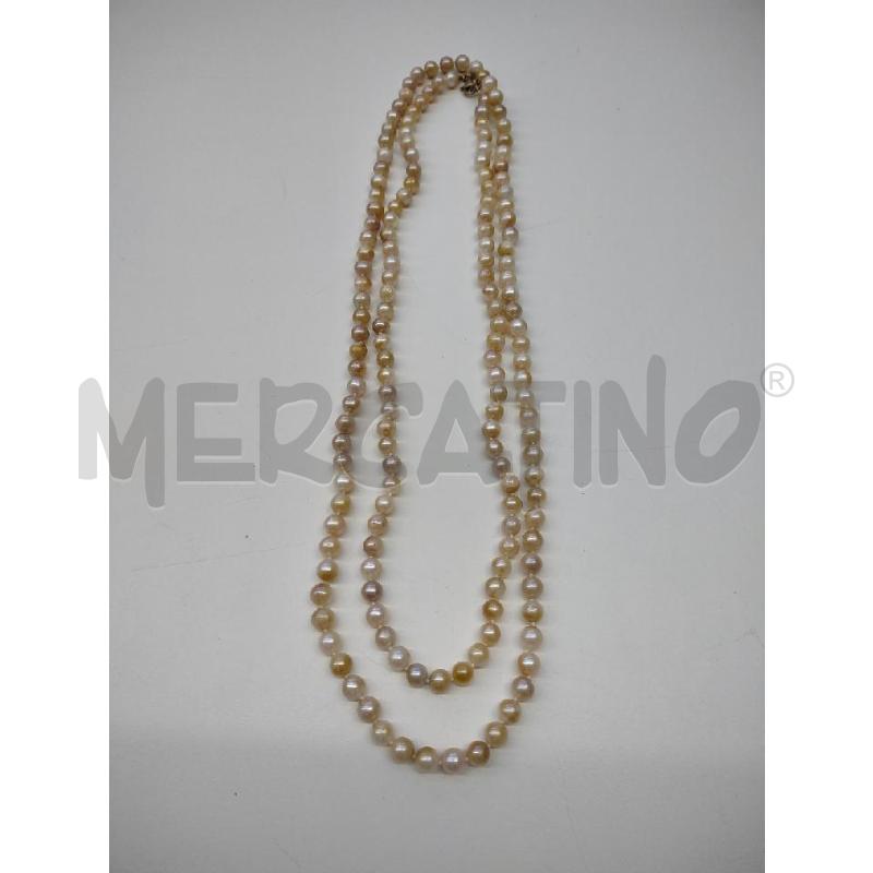 COLLANA PERLE DI FIUME SFUMATA A | Mercatino dell'Usato Settimo torinese 1
