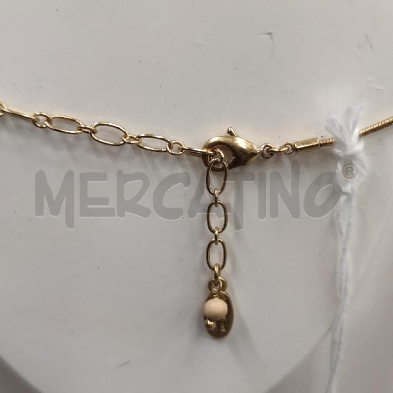 COLLANA PILGRIM DORATA LAVORAZIONE FIORI PENDENTI SFERE | Mercatino dell'Usato Settimo torinese 3