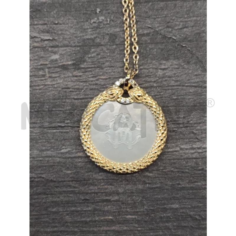 COLLANA ROBERTO CAVALLI DORATA CIONDOLO A | Mercatino dell'Usato Settimo torinese 2