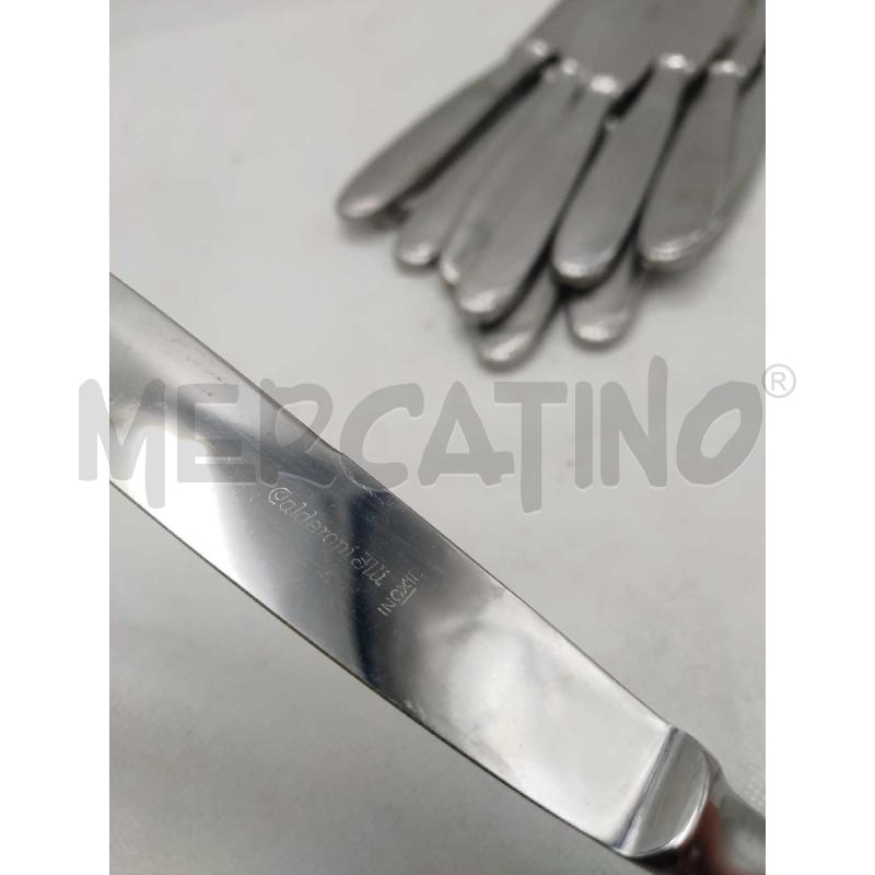 COLTELLI PZ. 12 CALDERONI FRATELLI ACCIAIO INOX | Mercatino dell'Usato Settimo torinese 2