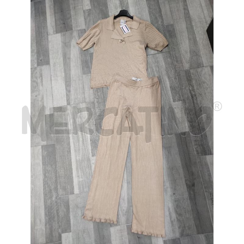 COMPLETO DONNA ICHI SABBIA BD BOTTONE SABBIA | Mercatino dell'Usato Settimo torinese 1