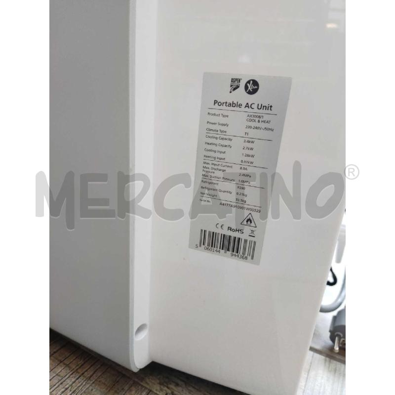 CONDIZIONATORE PORTATILE ASPEN AX008 + ACCESS. | Mercatino dell'Usato Settimo torinese 5