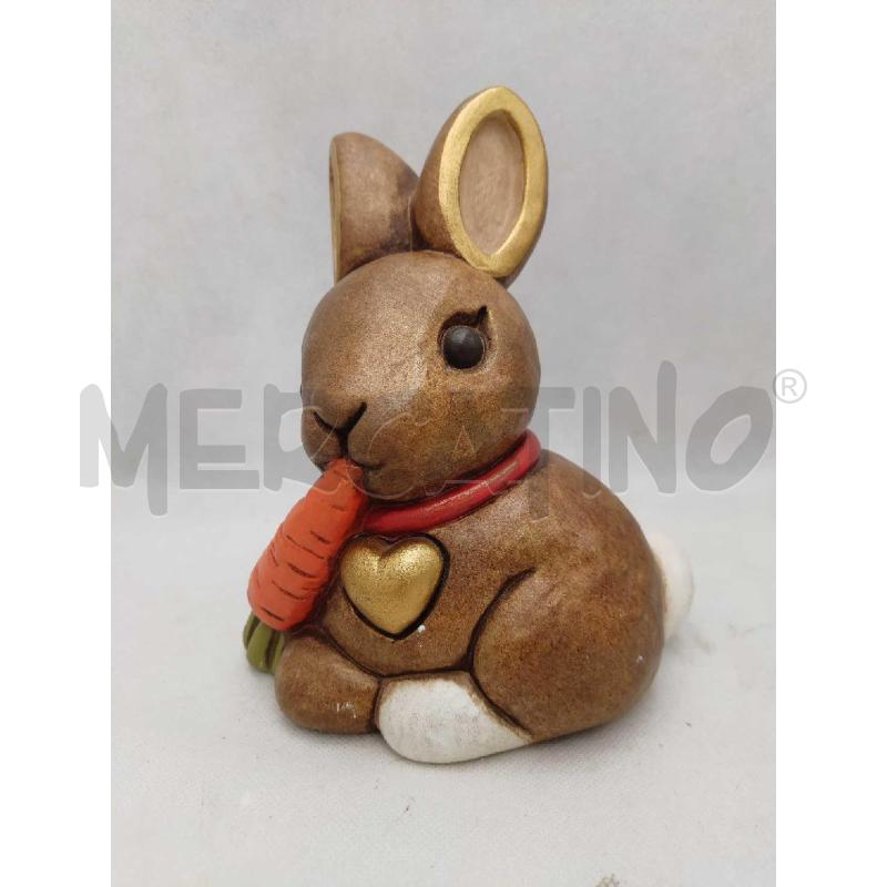 CONIGLIETTO THUN MARRONE CON CUORE ORO | Mercatino dell'Usato Settimo torinese 1