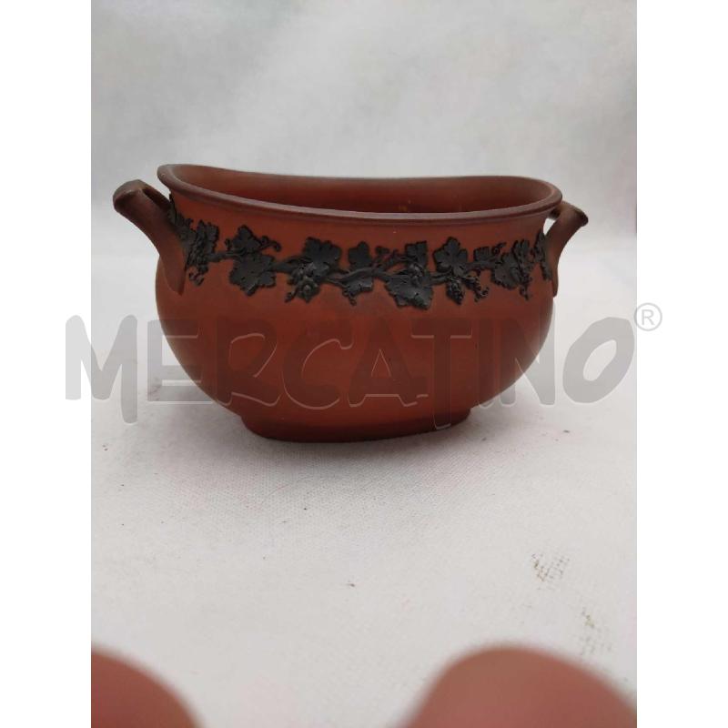 CONTENITORE MARRONE CON MANICI WEDGWOOD | Mercatino dell'Usato Settimo torinese 5