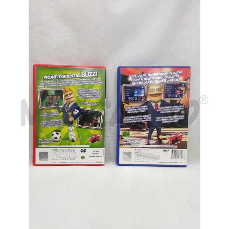 COPPIA VIDEO GIOCO BUZZ THE SPORT QUIZ PS2 | Mercatino dell'Usato Settimo torinese 2