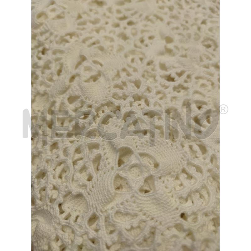 COPRILETTO MATRIM. BIANCO 200X220 RICAMATO | Mercatino dell'Usato Settimo torinese 3