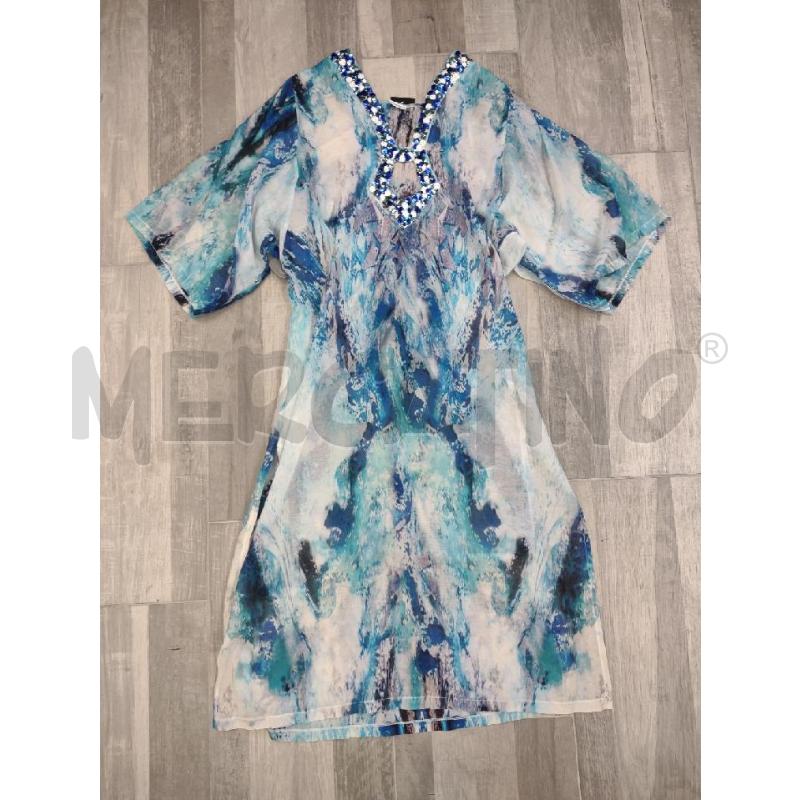 COPRI COSTUME LA PERLA COTONE MISTO SETA AZZURRO | Mercatino dell'Usato Settimo torinese 1