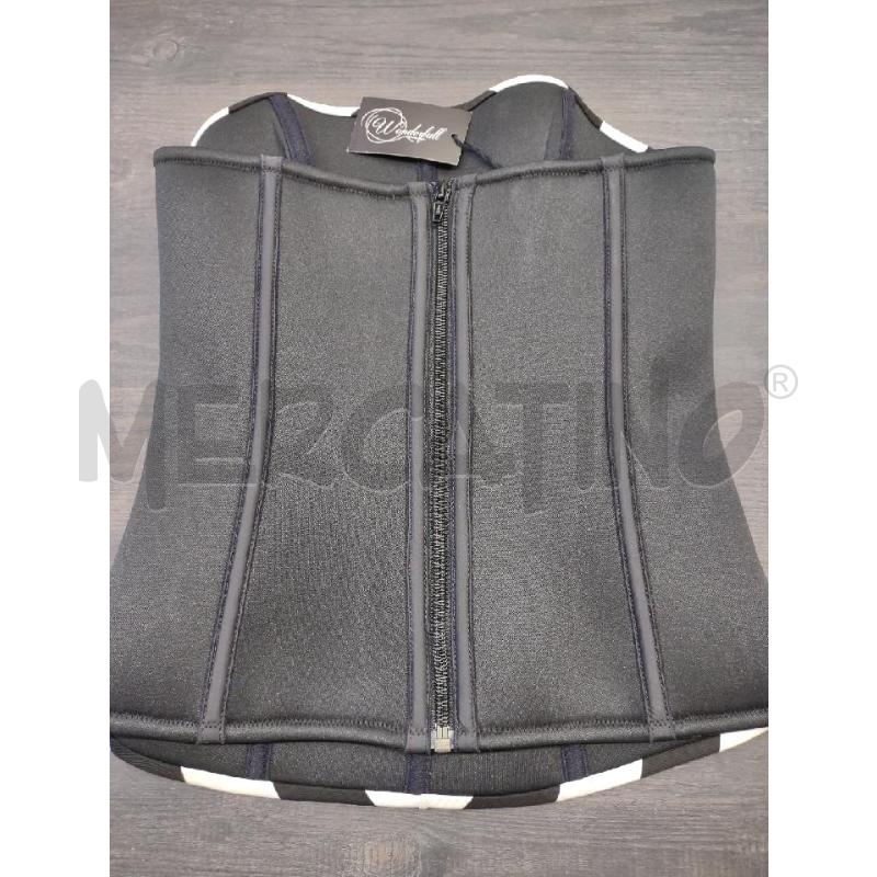 CORSETTO TOP WONDERFULL MOTIVO BIANCO NERO RIGHE | Mercatino dell'Usato Settimo torinese 2