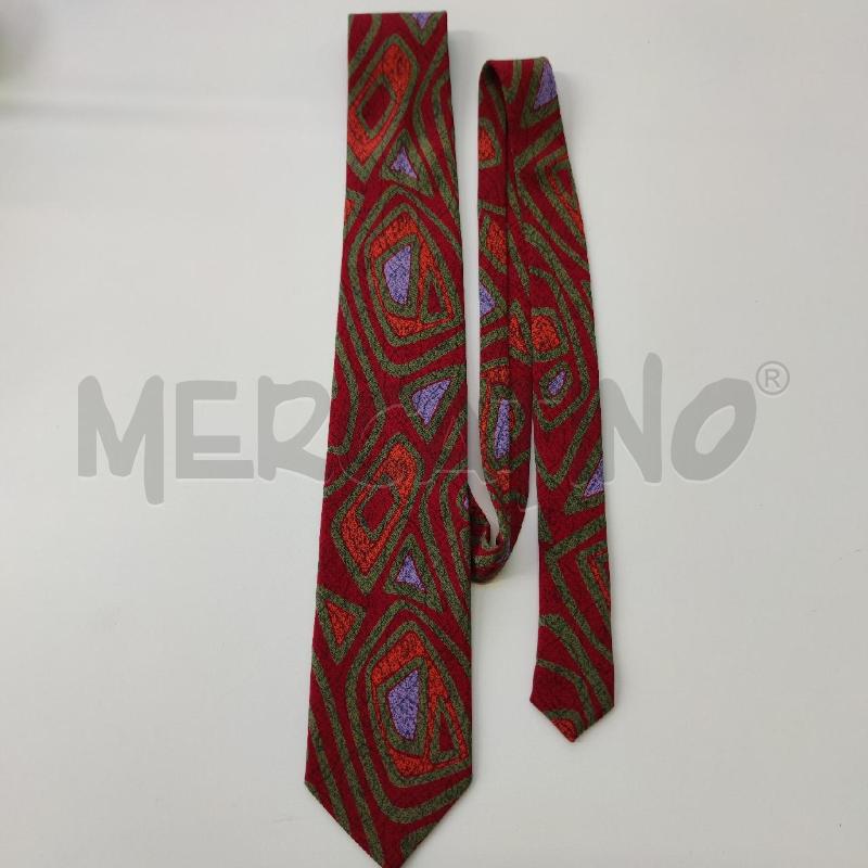 CRAVATTA FENDI ROSSA MOTIVO VERDI | Mercatino dell'Usato Settimo torinese 1