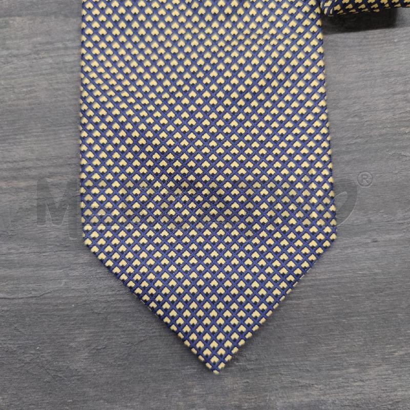 CRAVATTA YVES SAINT LAURENT BLU GIALLA SETA | Mercatino dell'Usato Settimo torinese 2
