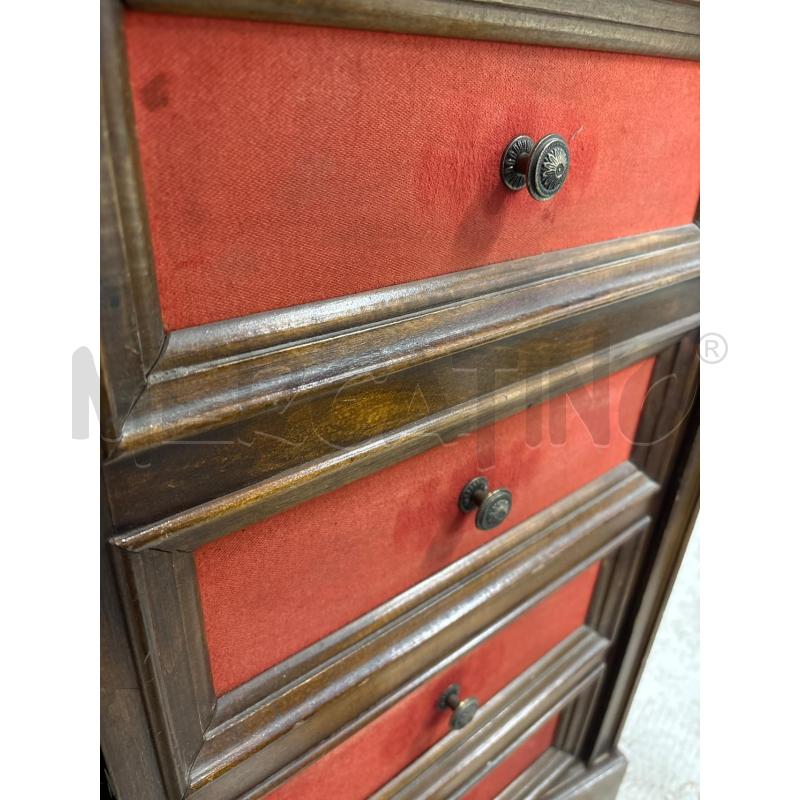 CREDENZA BASSA ANTE FINTI CASSETTI ROSSI  | Mercatino dell'Usato Settimo torinese 3