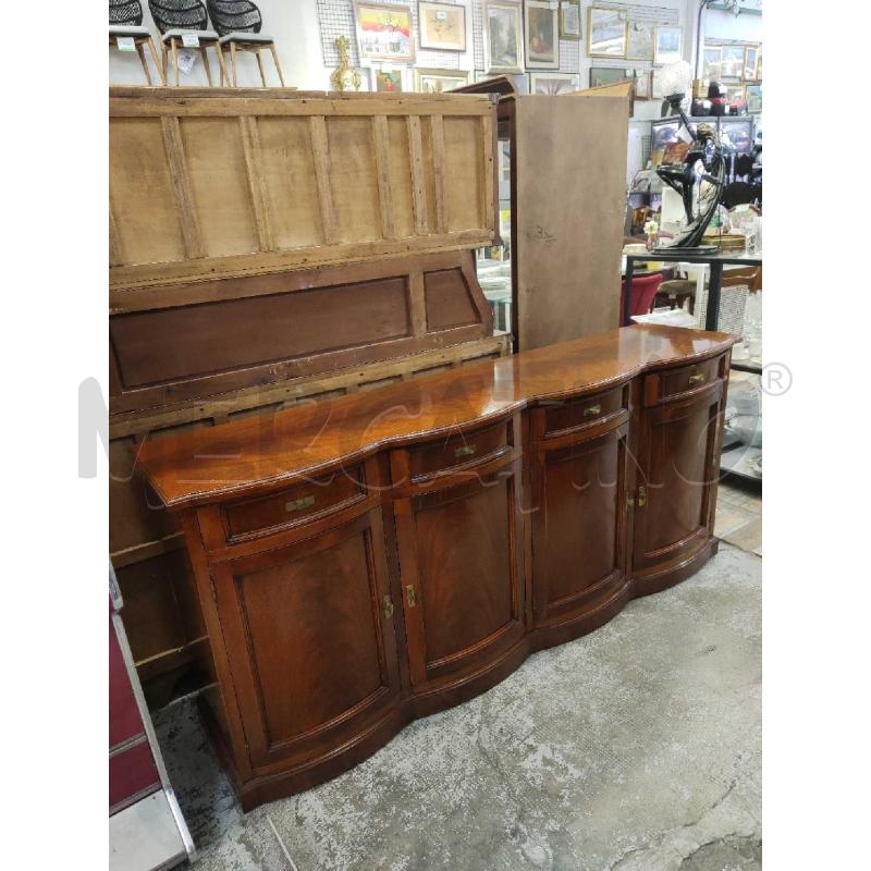 CREDENZA BASSA MANIGLIE DORATE 204*50*91 CM | Mercatino dell'Usato Settimo torinese 1