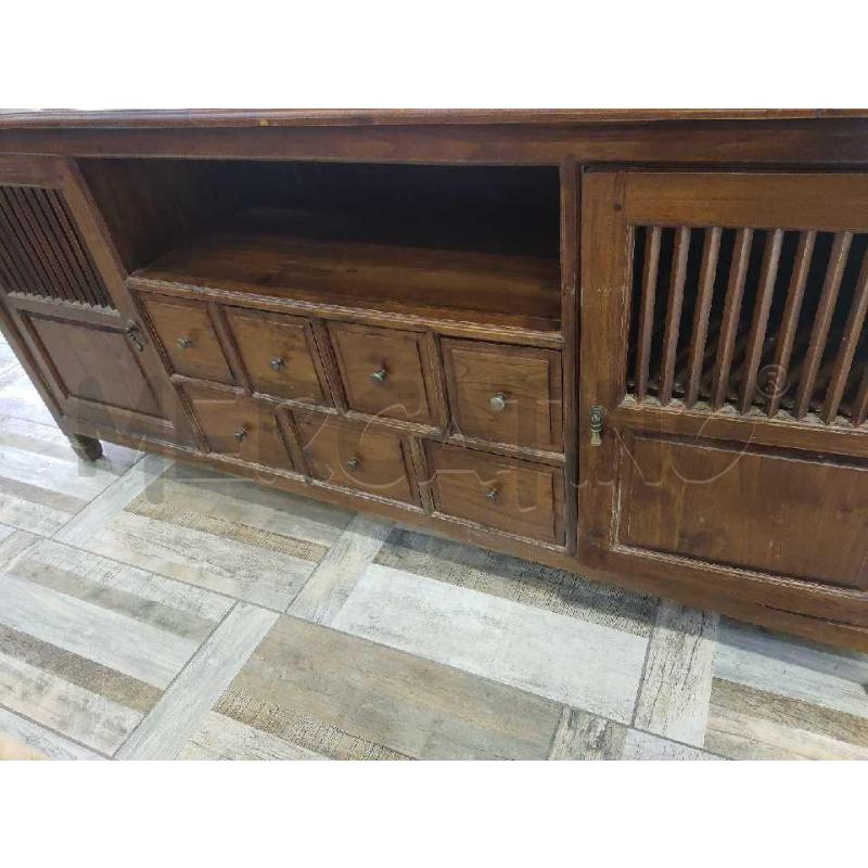 CREDENZA ETNICA COLONIALE IN LEGNO | Mercatino dell'Usato Settimo torinese 4