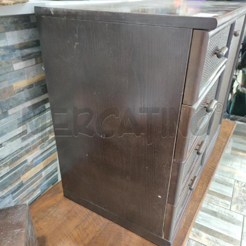 CREDENZA RATTAN ANTA E CASSETTI | Mercatino dell'Usato Settimo torinese 2