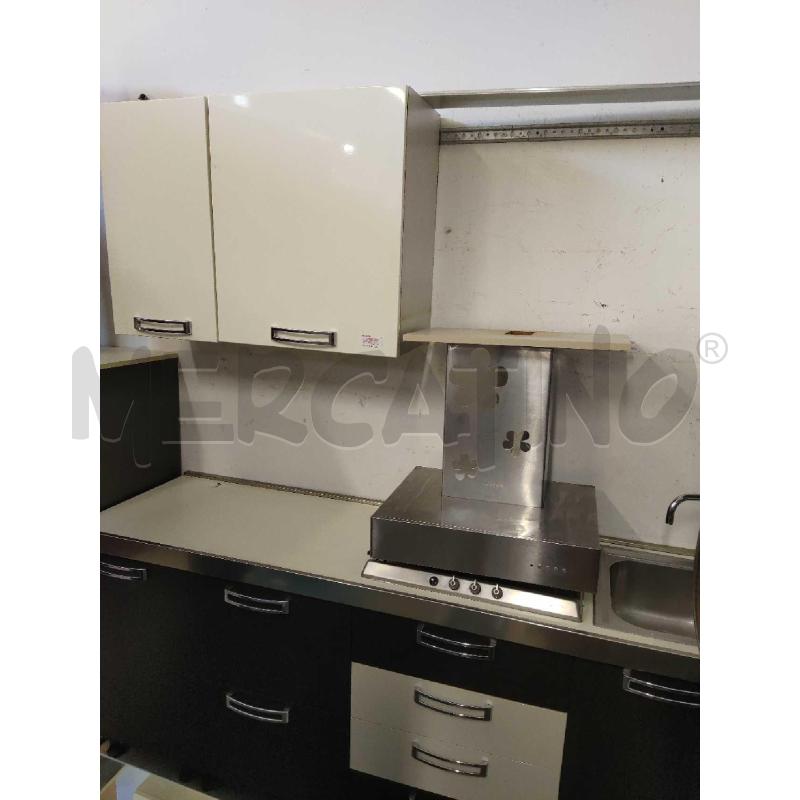CUCINA LINEARE NERA MODERNA  | Mercatino dell'Usato Settimo torinese 1