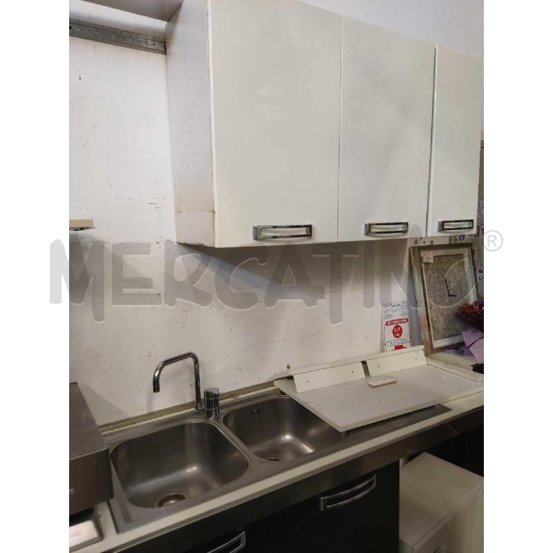 CUCINA LINEARE NERA MODERNA  | Mercatino dell'Usato Settimo torinese 2