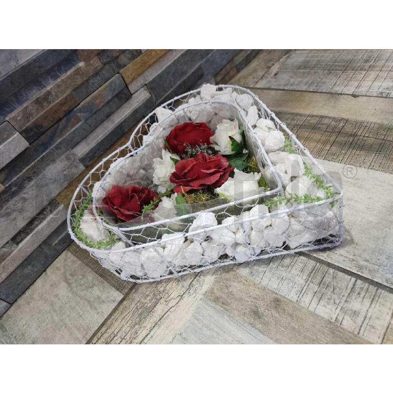 CUORE ESPOSIZIONE CON PIETRE COMPOSIZIONE | Mercatino dell'Usato Settimo torinese 2
