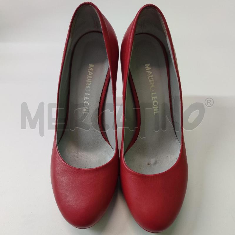 DECOLLETE MAURO LEONE PELLE ROSSE | Mercatino dell'Usato Settimo torinese 2