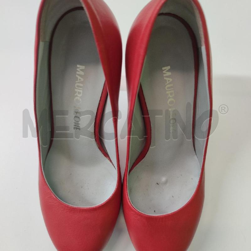 DECOLLETE MAURO LEONE PELLE ROSSE | Mercatino dell'Usato Settimo torinese 3