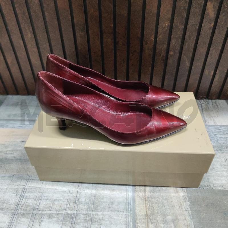 DECOLLETE MEZZO TACCO SERGIO ROSSI BORDEAUX  | Mercatino dell'Usato Settimo torinese 2