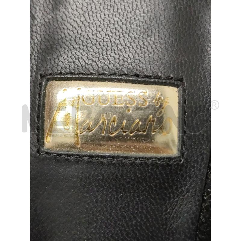 DECOLLETE NERE GUESS MARCIANO PUNTA DORATA METALLICA PELLE | Mercatino dell'Usato Settimo torinese 4