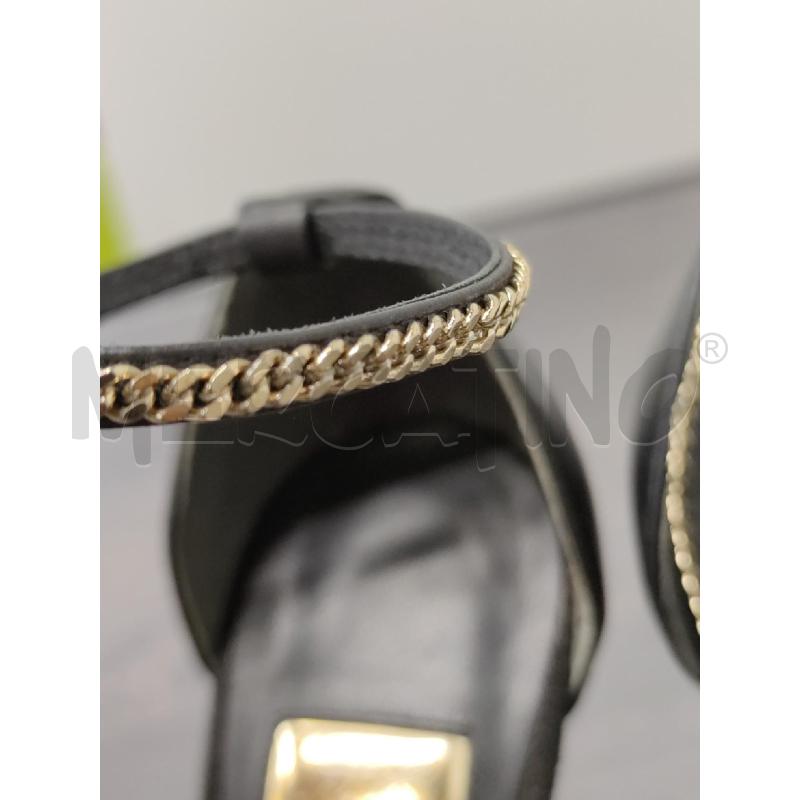 DECOLLETE NERE GUESS MARCIANO PUNTA DORATA METALLICA PELLE | Mercatino dell'Usato Settimo torinese 5