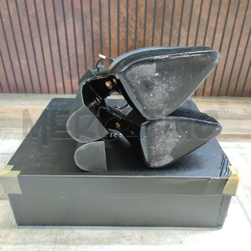DECOLLETE NERE VERSACE RASO E STRASS PLATFOARM | Mercatino dell'Usato Settimo torinese 4