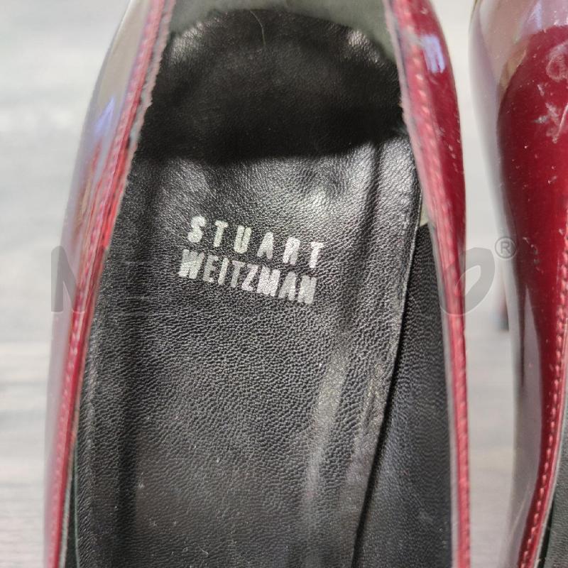 DECOLLETE STUART WEITZMAN VERNICE BORDEAUX | Mercatino dell'Usato Settimo torinese 3