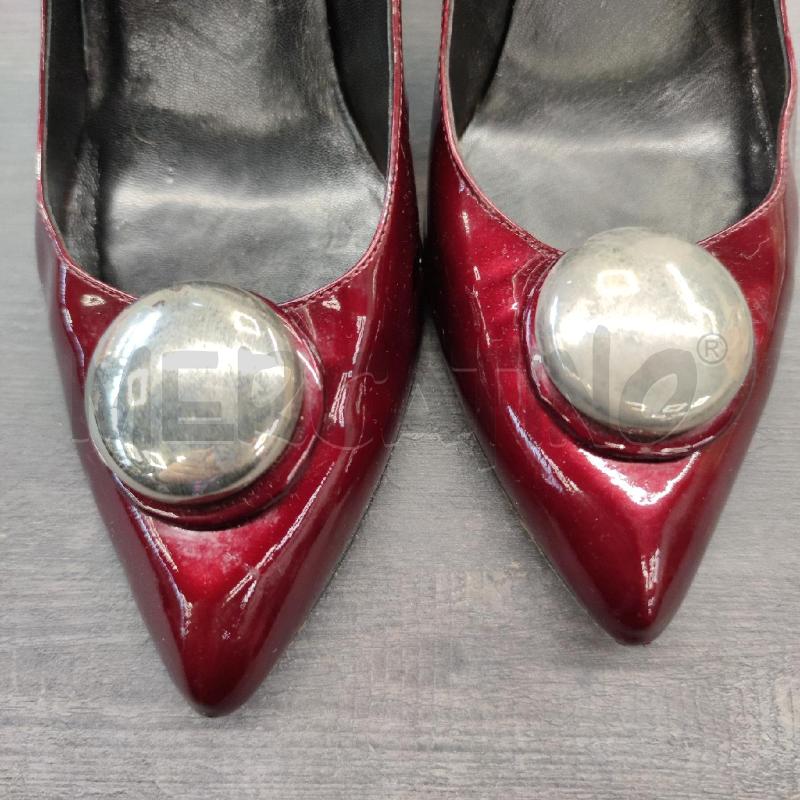 DECOLLETE STUART WEITZMAN VERNICE BORDEAUX | Mercatino dell'Usato Settimo torinese 4