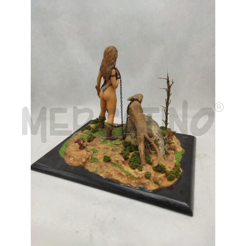 DIORAMA MODELLISMO DONNA CON ANIMALE | Mercatino dell'Usato Settimo torinese 3