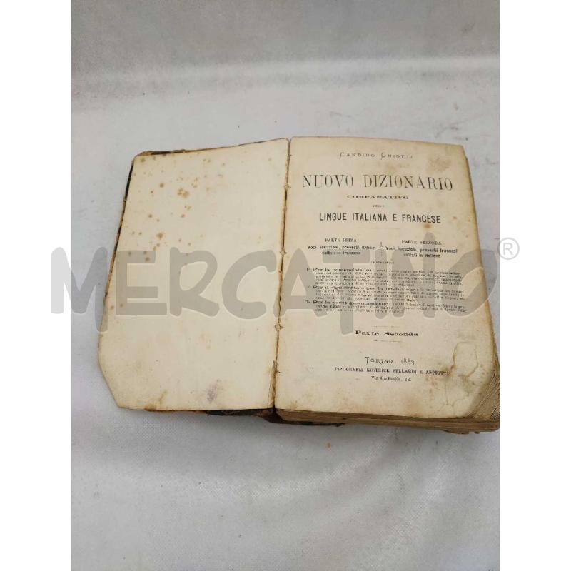 DIZIONARIO 1889 GHIOTTI  | Mercatino dell'Usato Settimo torinese 3