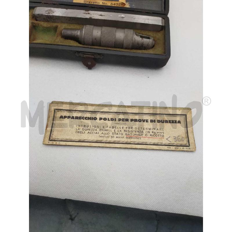 DUROMETRO POLDI VINTAGE  | Mercatino dell'Usato Settimo torinese 3