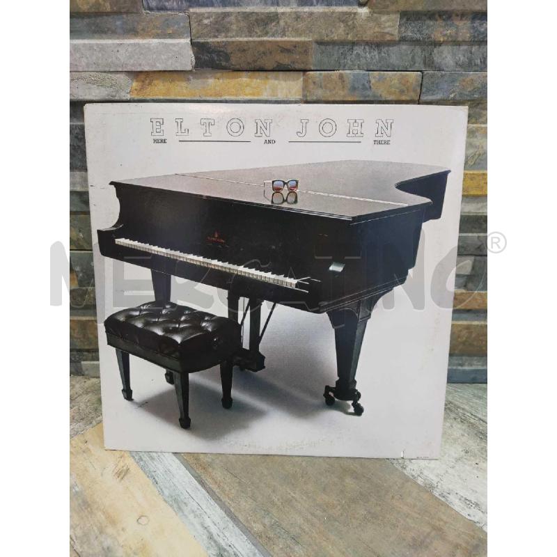 ELTON JOHN VINILE HERE AND THERE | Mercatino dell'Usato Settimo torinese 1