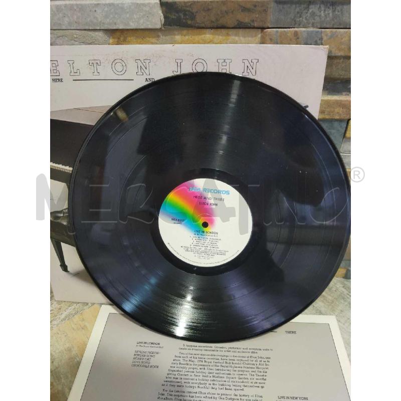 ELTON JOHN VINILE HERE AND THERE | Mercatino dell'Usato Settimo torinese 5