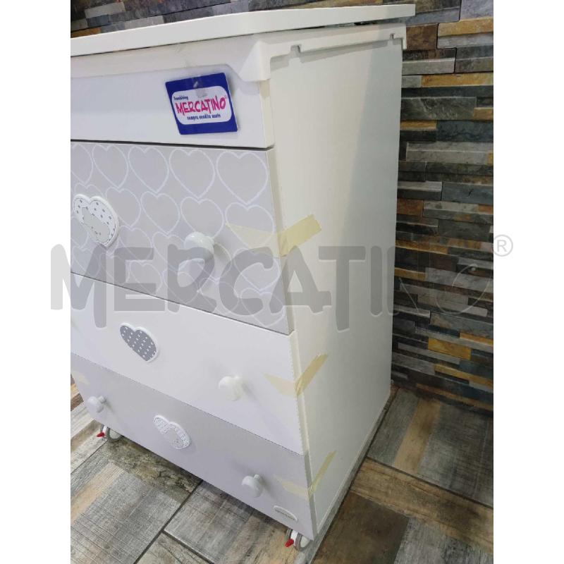 FASCIATOIO FOPPAPEDRETTI LOVELY BIANCO CUORI | Mercatino dell'Usato Settimo torinese 4
