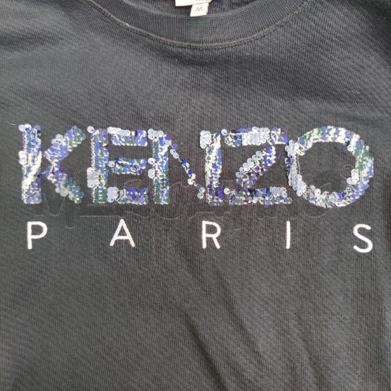 FELPA DONNA KENZO BLU NOTTE PAILLETTES | Mercatino dell'Usato Settimo torinese 4