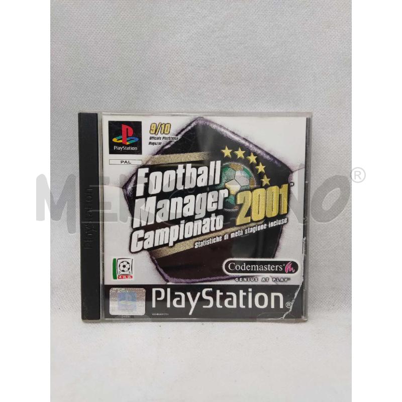 FOOTBALL MANAGER CAMPIONATO 2001 PS1 | Mercatino dell'Usato Settimo torinese 1