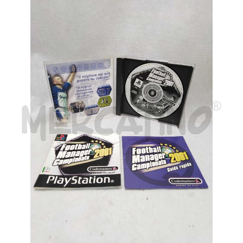 FOOTBALL MANAGER CAMPIONATO 2001 PS1 | Mercatino dell'Usato Settimo torinese 3