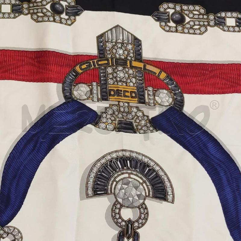 FOULARD ETRO GIOIELLI DECO 1991 BORDO NERO | Mercatino dell'Usato Settimo torinese 3