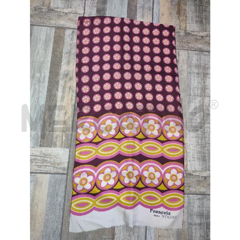 FOULARD FRANCOIS TRES VOGUE VIOLA FUCSIA  | Mercatino dell'Usato Settimo torinese 1