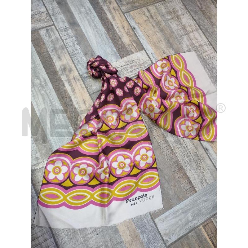FOULARD FRANCOIS TRES VOGUE VIOLA FUCSIA  | Mercatino dell'Usato Settimo torinese 2