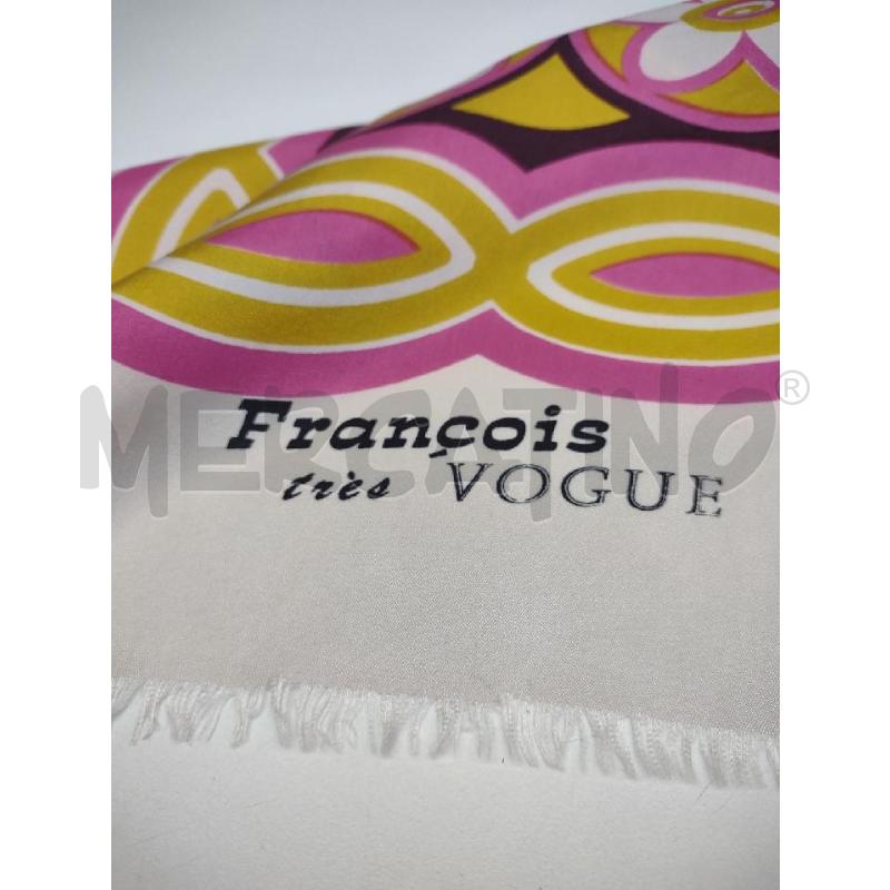 FOULARD FRANCOIS TRES VOGUE VIOLA FUCSIA  | Mercatino dell'Usato Settimo torinese 3