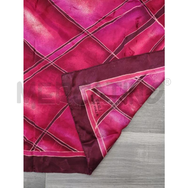 FOULARD LAURA BIAGIOTTI ROSSO SETA  | Mercatino dell'Usato Settimo torinese 3