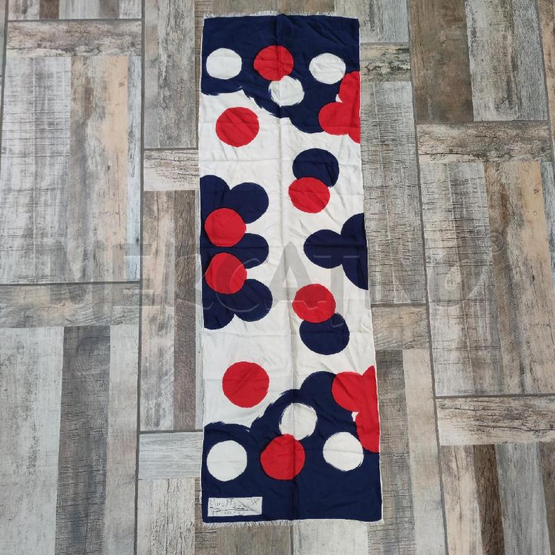 FOULARD MAGGY ROUFF SETA BLU ROSSO BIANCO | Mercatino dell'Usato Settimo torinese 2