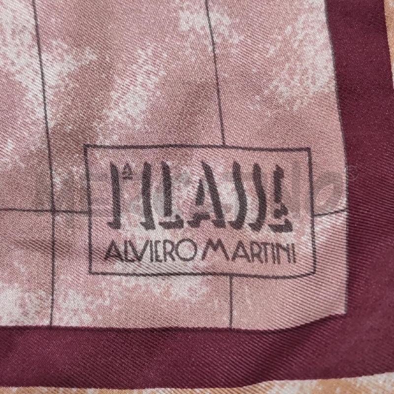 FOULARD PRIMA CLASSE VIOLA QUADRATO STAMPA GEO | Mercatino dell'Usato Settimo torinese 2
