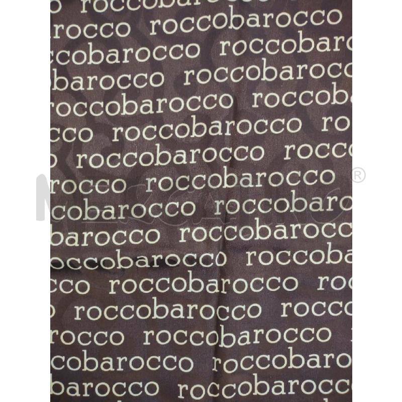 FOULARD ROCCOBAROCCO SETA BEIGE MARRONE | Mercatino dell'Usato Settimo torinese 3